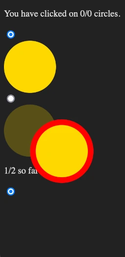 Elements lower in the HTML page are rendered above those higher in the page