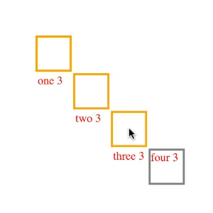 Hovering over nested elements