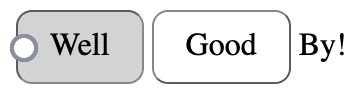 The Well radio button checked, animation complete