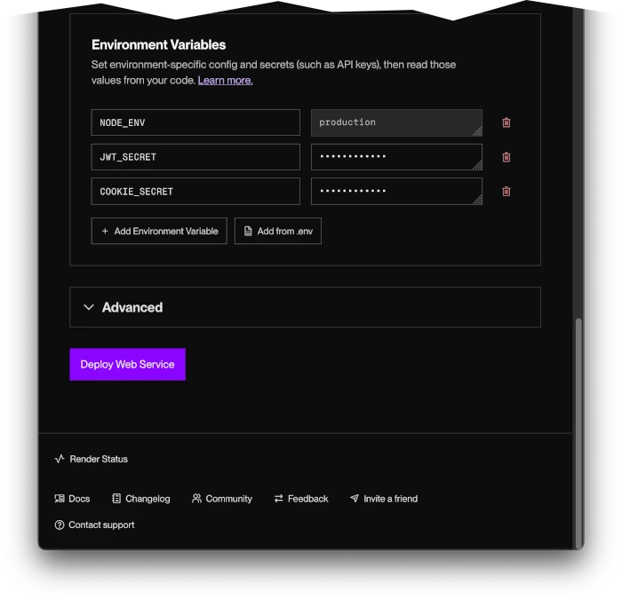 Setting the Environment Variables